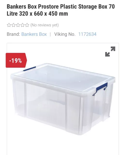 Bankers Box Pro store 70ltr