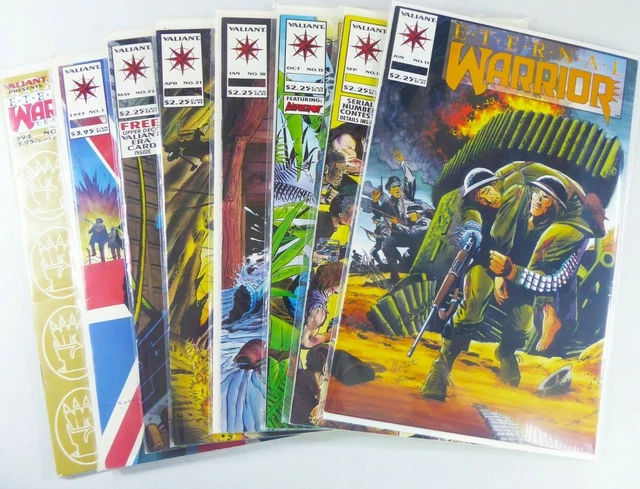 Valiant ETERNAL WARRIOR (1993-1994) #11 14 15 18 21 22 1 +Yearbook VF to NM LOT