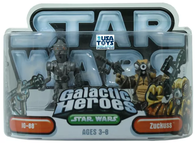 Star Wars Galactic Heroes IG-88 ZUCKUSS MISB 5cm Hasbro Action Figure