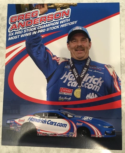 GREG ANDERSON 2024 ProStock NHRA Handout Hero Card Gator Nationals 1