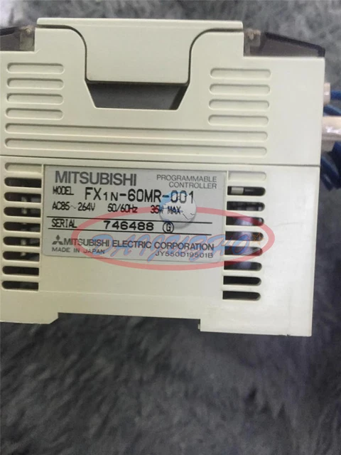 1x Mitsubishi PLC FX1N-60MR-001 Tested Used