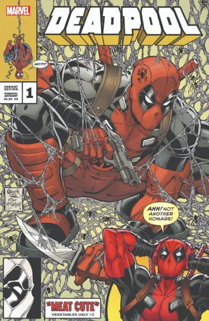 Deadpool 1 Todd Nauck Spider-Man #1 Homage Variant-A Limited 1200 Coa Mcfarlane