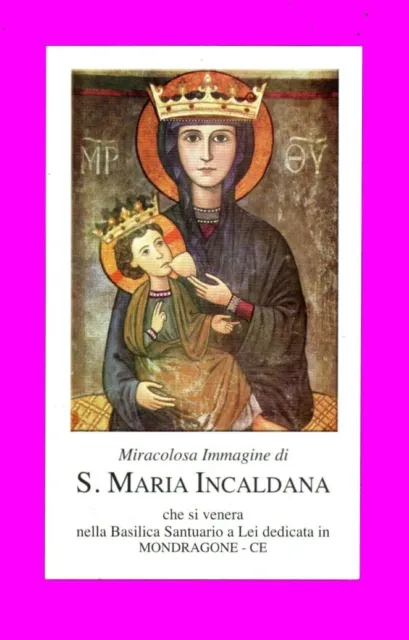 1070 Santino Madonna Santa Maria Incaldana da Mondragone - Caserta