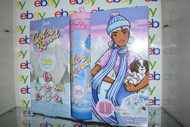Barbie Color Reveal 2021 Advent Calendar 25 Surprises & Color Reveal Doll NEW