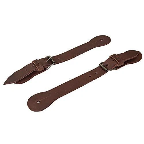 Hide & Drink, Sturdy Durable Leather Single Spur Straps (2 Pieces), Cowboy