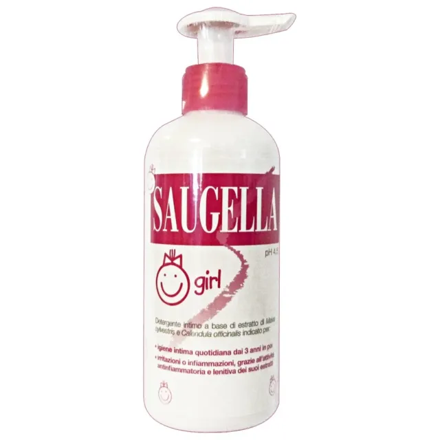 Saugella Sapone Intimo 200 Ml. Girl Ph 4,5