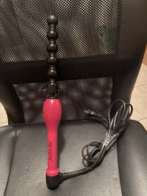 Revlon Salon High Heat Hair Curling Iron Ball Wand 3/4" Regular Bubble