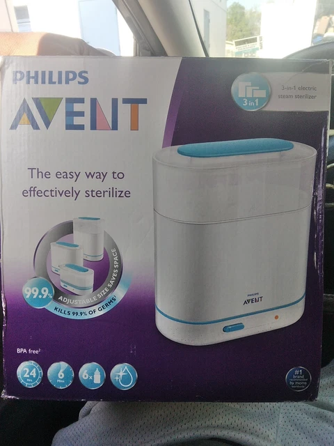 Philips Avent SCF284/05 3-in-1 Electric Steam Sterilizer
