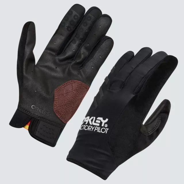 Hommes Oakley Gants Tout Conditions MTB Motocross MX Vélo - Noir Out