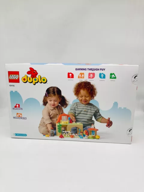 Lego Duplo 10416 Tierpflege auf dem Bauernhof Tiere Bauer Pflege - Neu & OVP 2