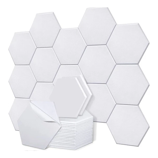 18 PACK SELFADHESIVE Acoustic Panels Soundproof Wall Panels 12X10X0