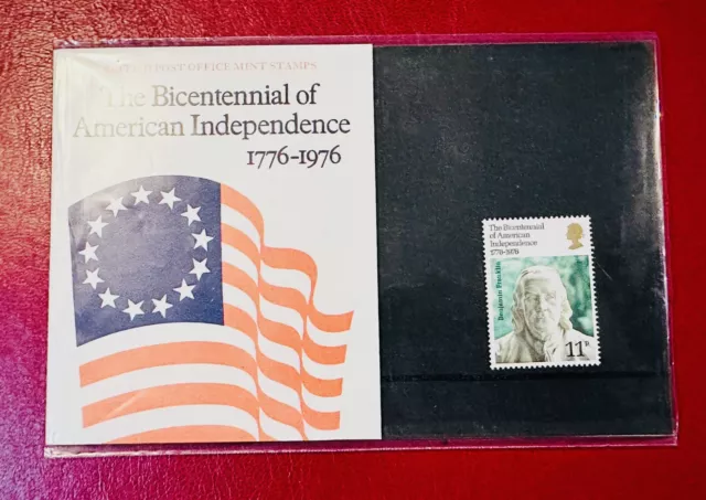 GB 1976 The Bicentennial of American Independence Presentation Pack