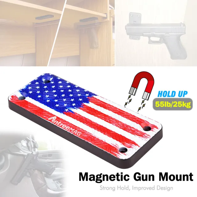 Magnet Gun Mount, 55LBS Magnetic Gun Holder Safe Organizer for Car,home.office