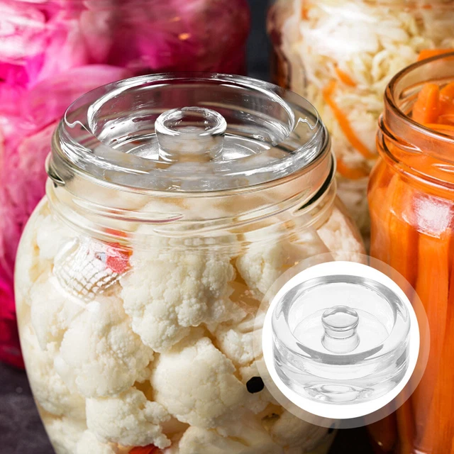Jarro casero de peso de fermentación con tapa de frasco fácil