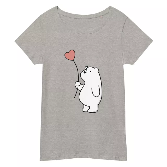 Balloon Bear t-shirt humour funny cute lazy Women’s organic t-shirt