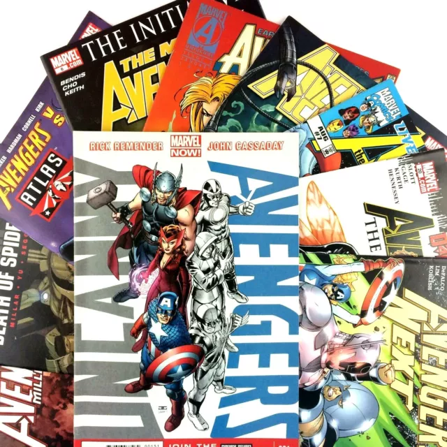 Avengers 10 Comic Lot Marvel #1 Variant Scarlet Witch Academy Unplugged Uncanny