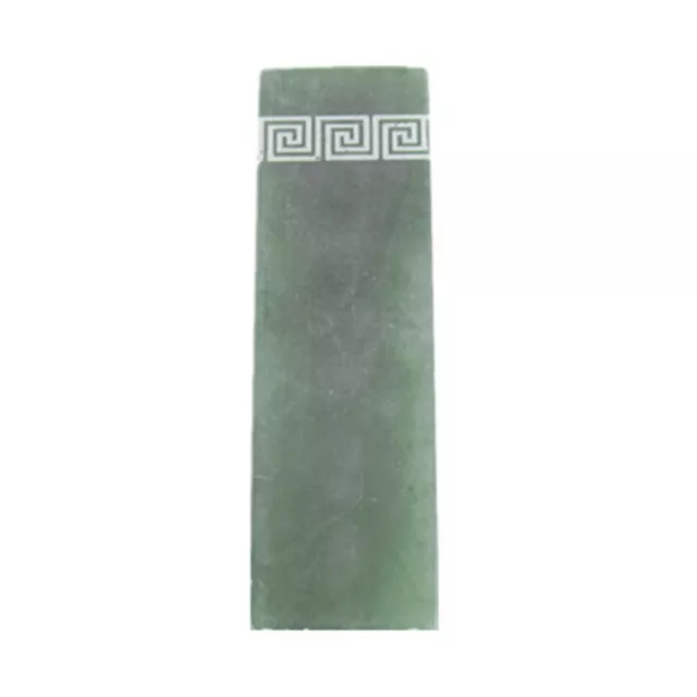 Green Frozen Jade Chinese Traditional Art Carving Seal Sculpture Name DIY Stone 2