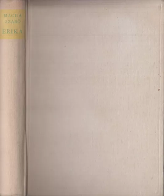 Buch: Erika. Szabo, Magda, 1961, Corvina Verlag, gebraucht, gut