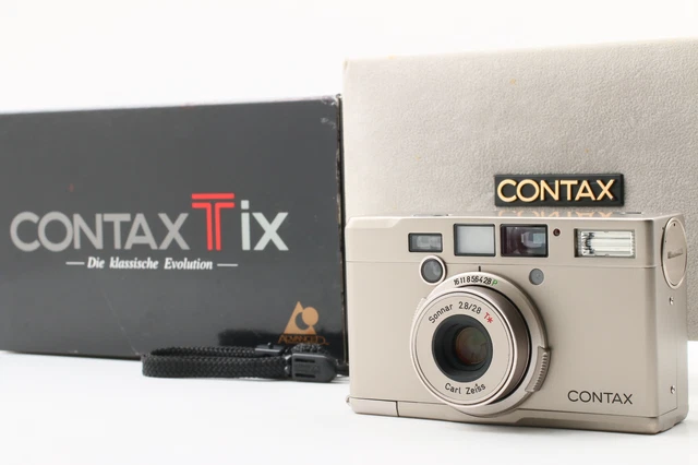 [Near MINT in BOX] Contax Tix APS 28mm f/2.8 Point＆Shoot Film Camera From JAPAN