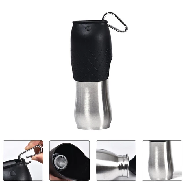 Dog Water Bottle Bowl Puppy Travel Stainless Water Bottles Dog Drinking Bottle