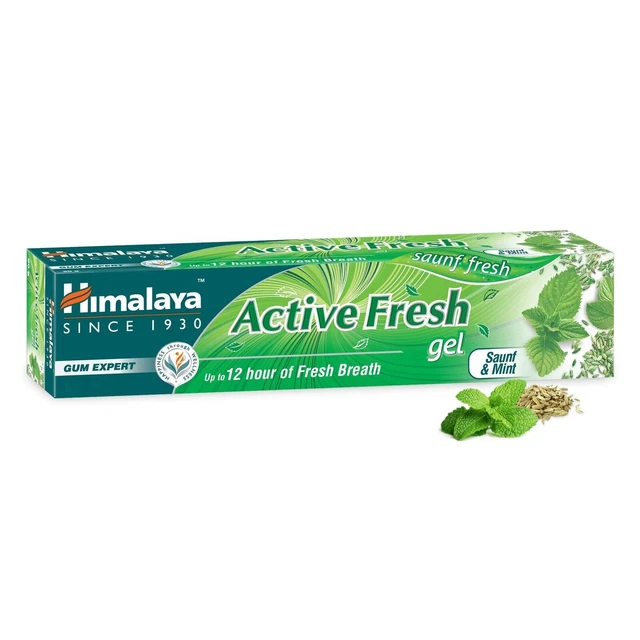 Himalaya Active Fresh Gel Gum Expert Toothpaste Herbal Tooth Gel | 80 GM
