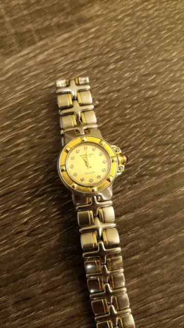 Raymond Weil Geneve Parsifal 18K Gold & Steel Pearl 22mm Diamond Watch Women's