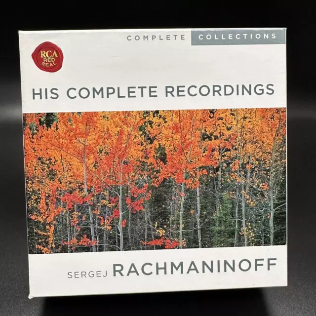 Rachmaninoff His Complete Recordings [RCA Red Seal 10 CD Box Set] NEAR MINT