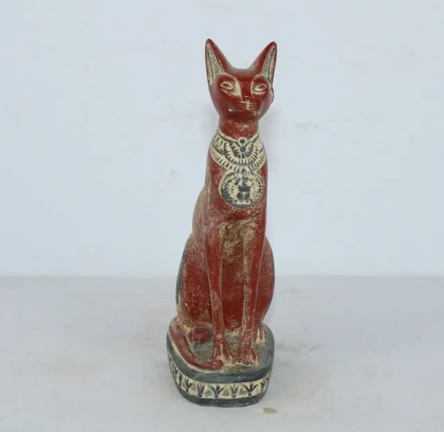 Raro Antiguo Egipto Antiguo Gato Bastet Dios Faraónico del Cuidado...