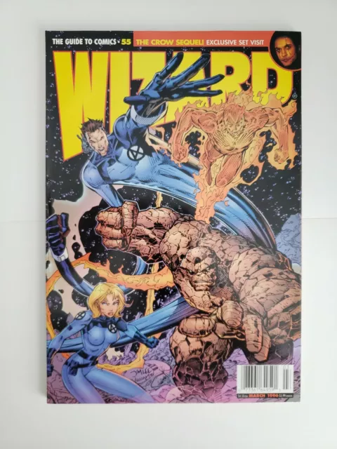 Wizard the Guide to Comics # 55 (March 1996) Jim Lee does Fantastic Four