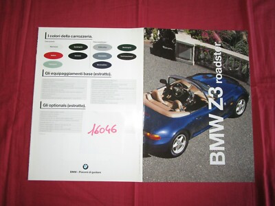 N°16046 BMW catalogue Z3  roadster italiano testo 1996 