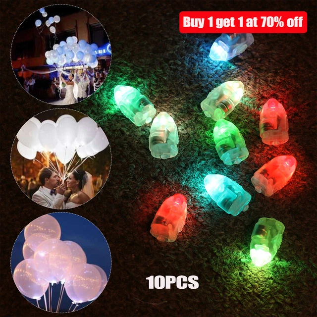 10x LED light up Balloon multicolour PARTY Decoration Wedding Christmas balloons