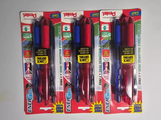 Pentel EnerGel RTX Retractable Liquid Gel Pens 0.5mm