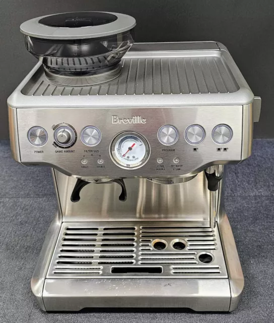 Breville The Barista Express Coffee Machine - Stainless Steel (BES870BSS)