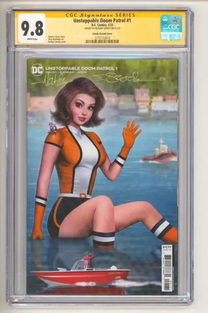 Unstoppable Doom Patrol #1 Nathan Szerdy Variant CGC 9.8 - Signed