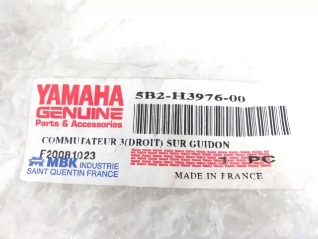 OEM Yamaha VP125 VP250 X-City 125/250 - Handle Switch PN 5B2-H3976-00 3