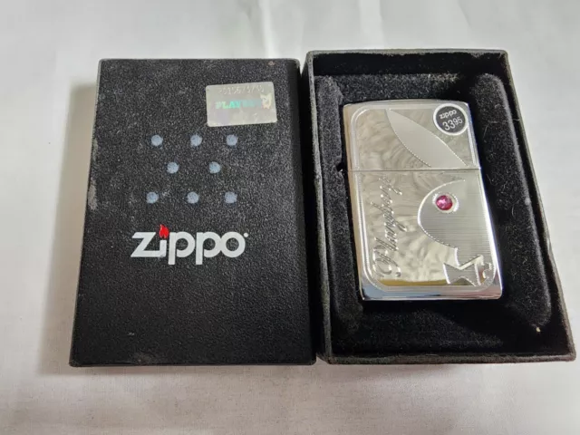 Zippo 2014 Lighter Playboy Diamond Crystal With Box. NEW SEALED UNUSED. RARE