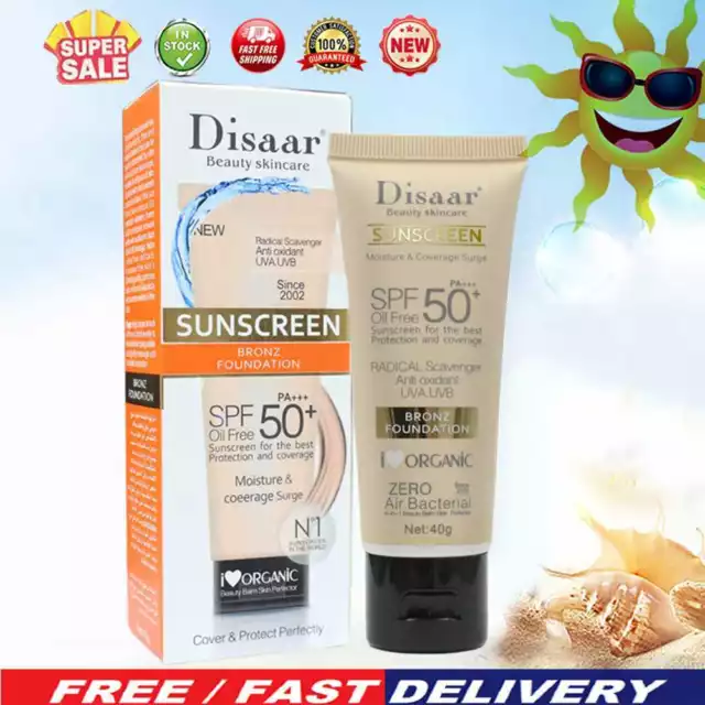 SPF50 Facial Sunscreen Anti Aging 40g Sunscreen Cream Lightweight for Women Gift