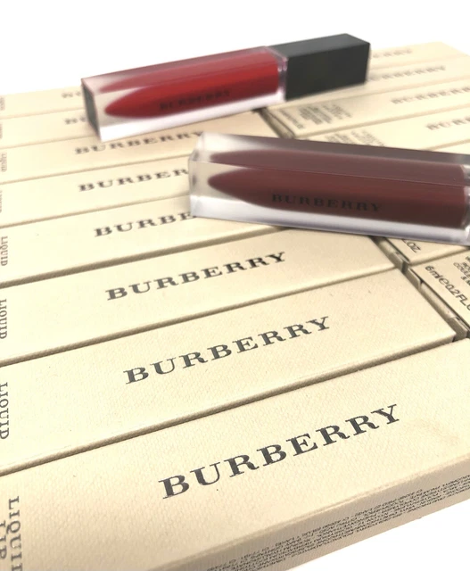 90 PACK BURBERRY Liquid Lip Velvet #41 Military Red #53 Oxblood Lipstick