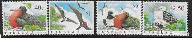 Tokelau Islands Sg362/5 2004 Lesser Frigate Bird Mnh