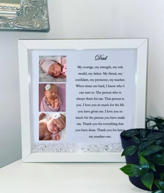 Personalised Photo Frame - Step Dad Gift - Fathers Day Present