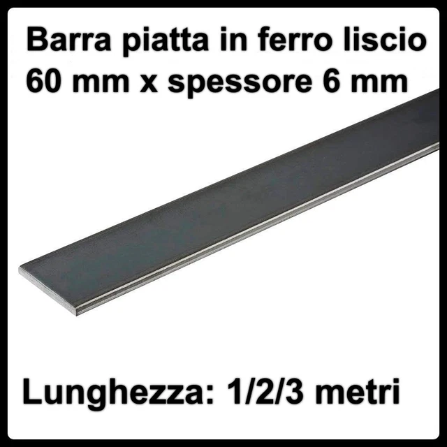 Profilato A L In Ferro 25x25x5 Mm - Lunghezza 3 Mt, Grezzo, Made In Italy, Per Barriere E Parapetti - Foto 8