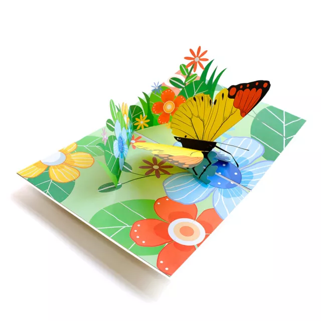 3D Pop Up Card Greeting Cards Birthday Wedding Valentines Day Thanksgiving Gifts