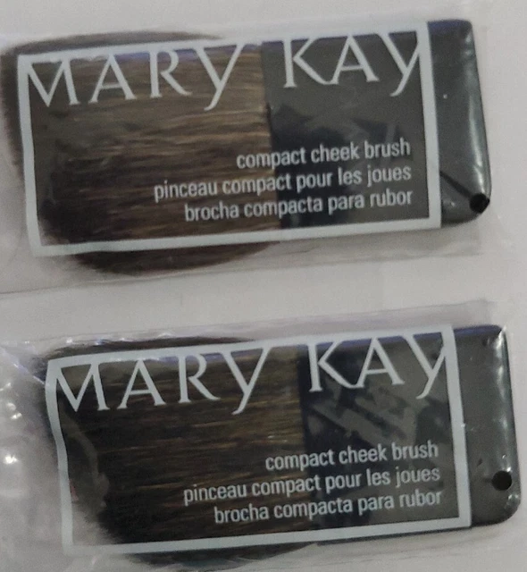 LOT OF 2 MARY KAY Compact Cheek Blush Brush New in Package Sealed!.