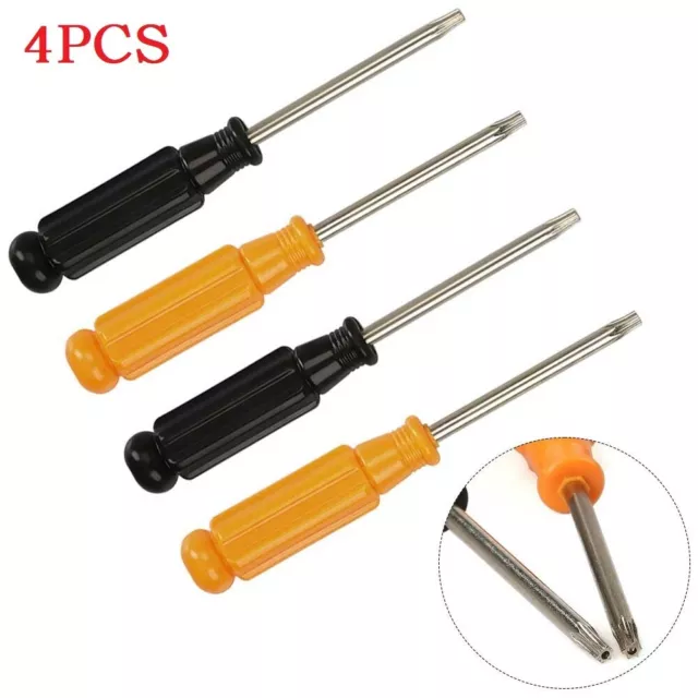 Kit tournevis inviolable tête Essential T15 T20 T25 T30 Torx 4 pièces