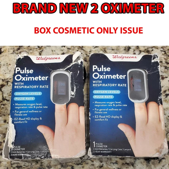 WALGREENS PULSE OXIMETER ChoiceMMed Portable Fingertip Pulse Rate