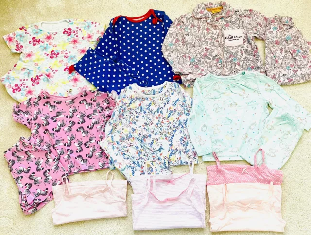 Bundle Of Girls Sleepwear Pyjamas & Vests Gruffalo Age 2-3 years M&S Mothercare