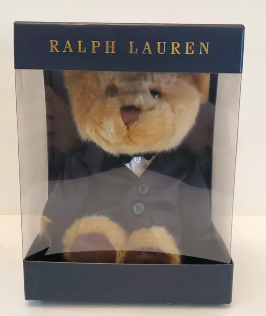 Ralph Lauren Polo Bear Plush Stuffed Animal Tuxedo Teddy 2022 New in Box