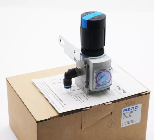Festo MS4-LR-1/4-D7-RG-AS-WR 527690 valvola di regolazione pressione - inutilizzata/IMBALLO ORIGINALE -