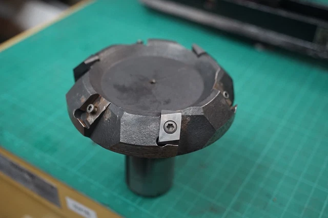 Ingersoll Max-I-Shear 670C 3.0" Diameter 45° Insert Mill  1-1/4 Shank 3 Inserts