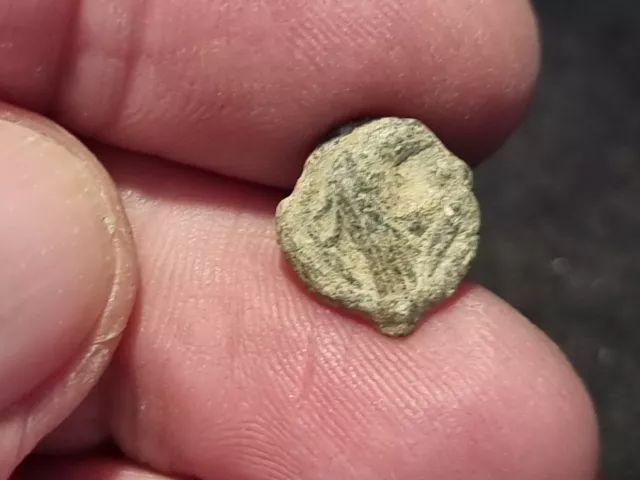 Roman ancient ultra rare lead seal depicting Diety A must see description LA170e